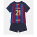 Cheap Barcelona Frenkie de Jong #21 Home Football Kit Children 2022-23 Short Sleeve (+ pants)
